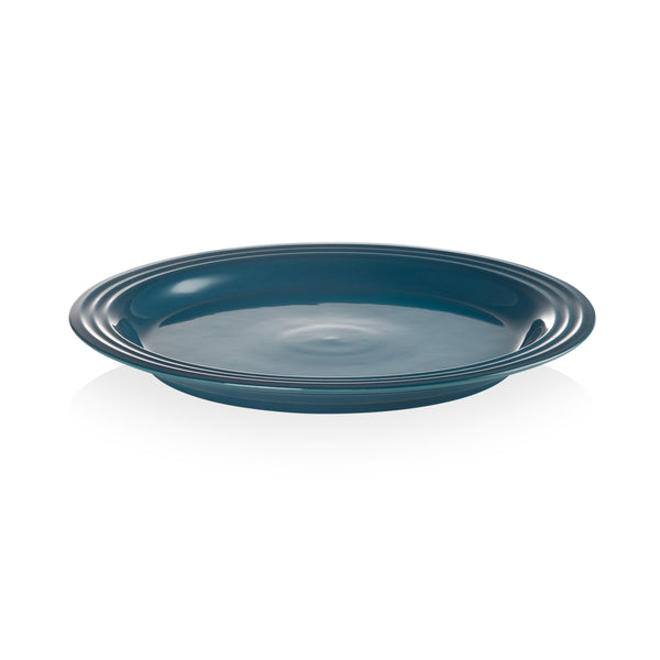 Le Creuset Stoneware Dinner Plate - Deep Teal - Potters Cookshop
