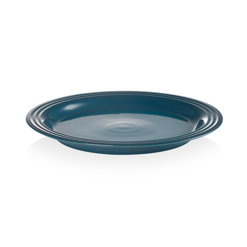 Le Creuset Stoneware Dinner Plate - Deep Teal - Potters Cookshop