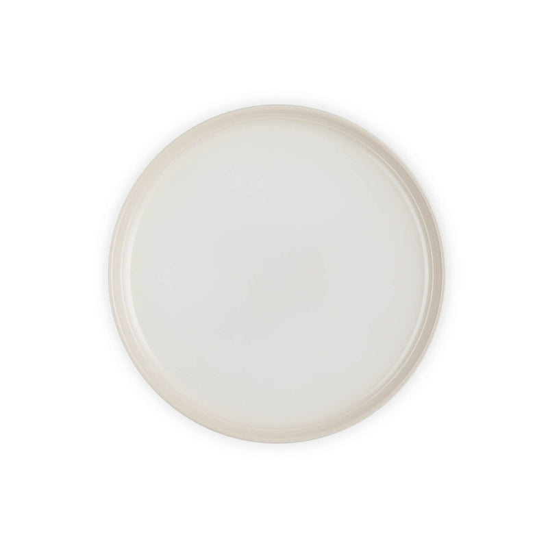 Le Creuset 22cm Stoneware Coupe Side Plate - Meringue