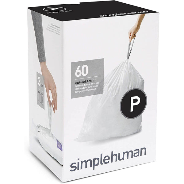 Simplehuman Code P Bin Liners - Pack of 60