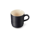Le Creuset Stoneware Cappuccino Mug - Satin Black