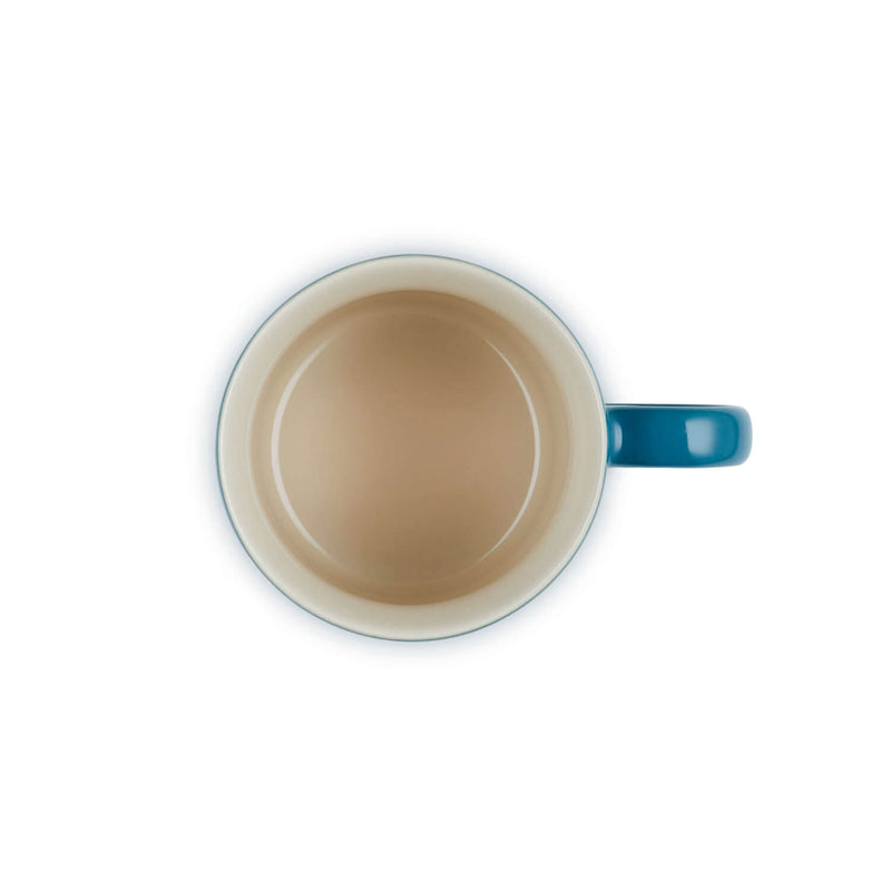 Le Creuset Stoneware Cappuccino Mug - Deep Teal