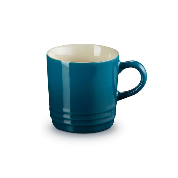 Le Creuset Stoneware Cappuccino Mug - Deep Teal