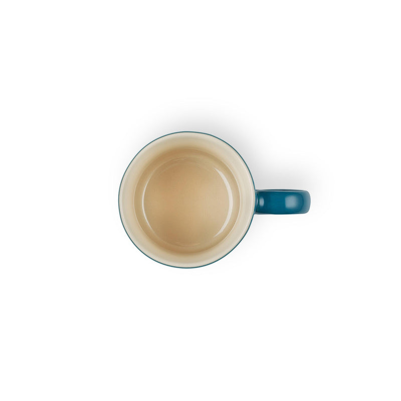 Le Creuset Stoneware Espresso Mug - Deep Teal - Potters Cookshop
