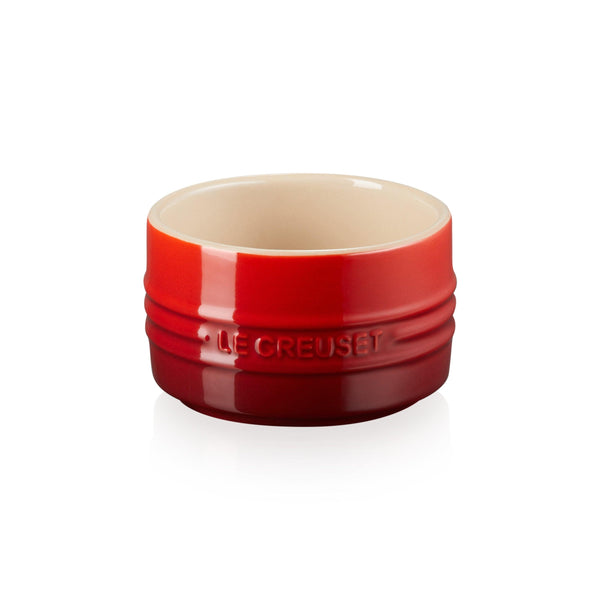 Le Creuset Stoneware Stackable Ramekin - Cerise - Potters Cookshop