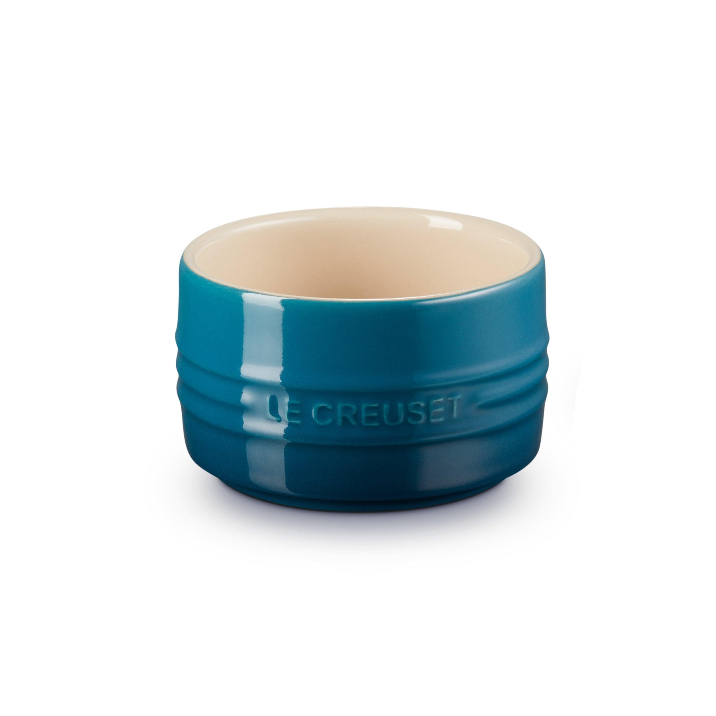 Buy Le Creuset | Stoneware Stackable Ramekins - Deep Teal – Potters ...