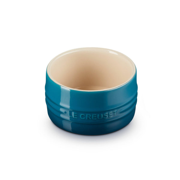 Le Creuset Stoneware Stackable Ramekin - Deep Teal - Potters Cookshop