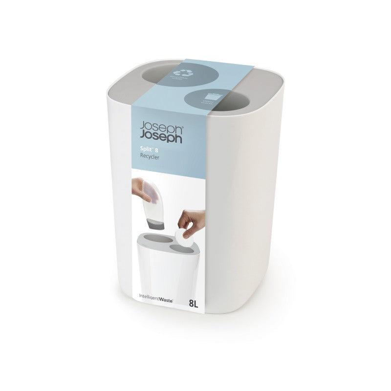 70514 Joseph Joseph Split Grey Bathroom Waste Separation Bin - Packaging