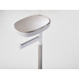 70518 Joseph Joseph EasyStore Standing Steel Toilet Paper Holder Stainless Steel Top Close Up