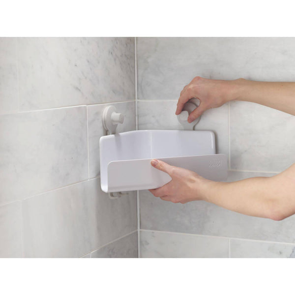 Joseph Joseph EasyStore Corner Shower Caddy - White - Potters Cookshop