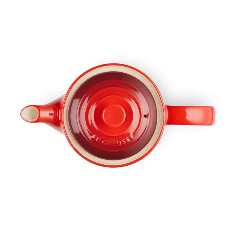 Le Creuset Stoneware Grand Teapot - Cerise - Potters Cookshop