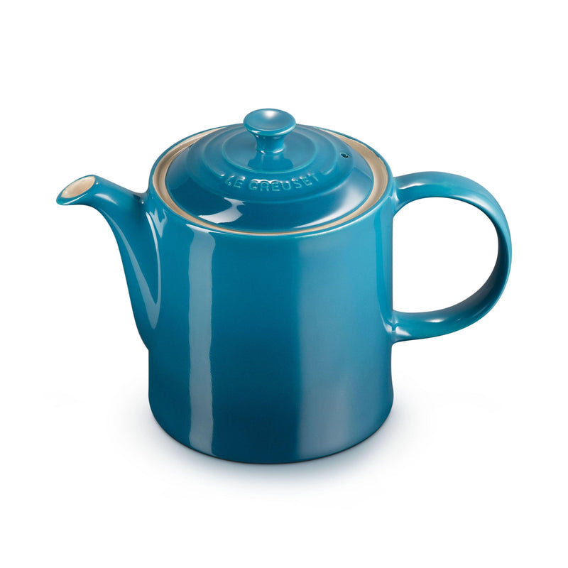 Le Creuset Stoneware Grand Teapot - Deep Teal - Potters Cookshop