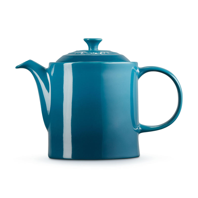 Le Creuset Stoneware Grand Teapot - Deep Teal - Potters Cookshop
