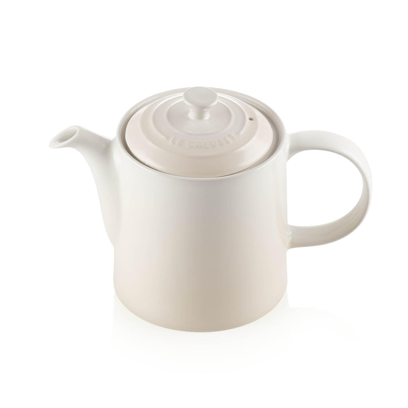 Le Creuset Stoneware Grand Teapot - Meringue - Potters Cookshop