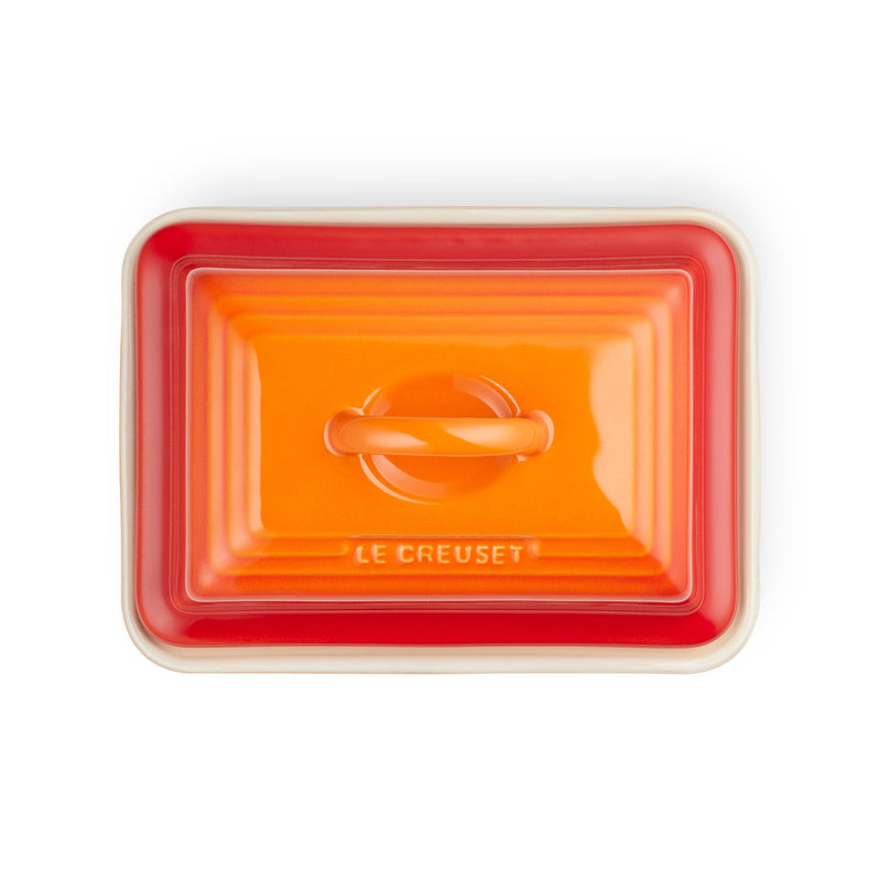 Le Creuset Stoneware Butter Dish - Volcanic - Potters Cookshop