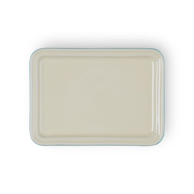 Le Creuset Stoneware Butter Dish - Teal - Potters Cookshop