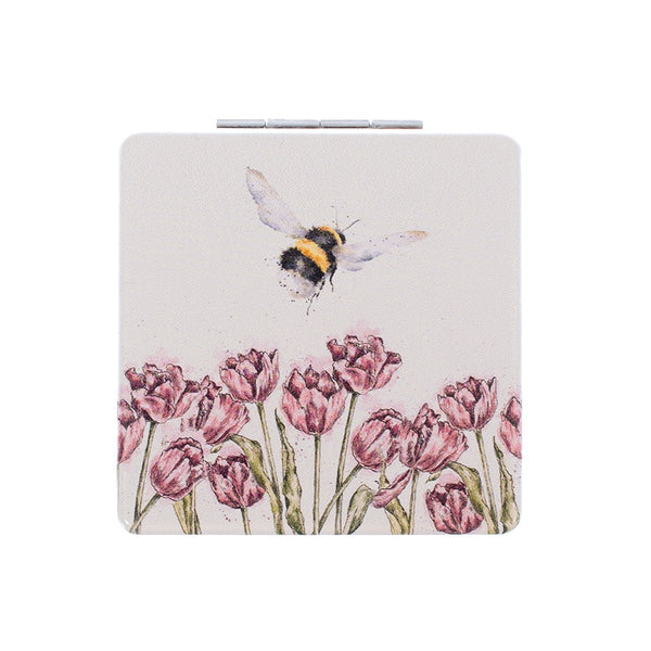Wrendale Designs by Hannah Dale Compact Mirror - Flight of the Bumblebee