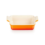 Le Creuset Signature Cast Iron 3 Piece Casserole & Heritage Stoneware Oven Dish Set - Volcanic - Potters Cookshop