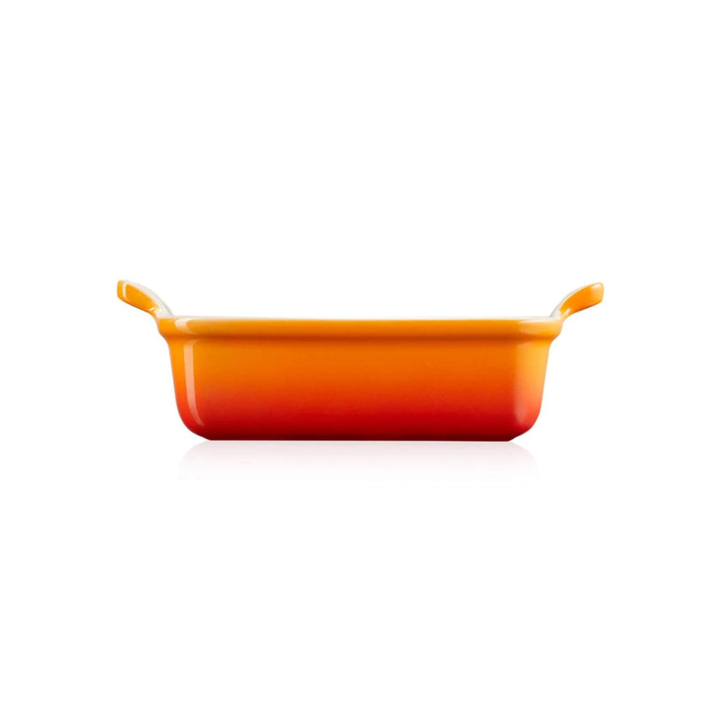 Le Creuset Signature Cast Iron 3 Piece Casserole & Heritage Stoneware Oven Dish Set - Volcanic - Potters Cookshop