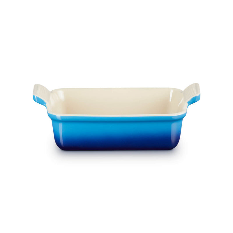 Le Creuset Stoneware Heritage 19cm Rectangular Deep  Dish - Azure