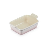 Le Creuset Stoneware Heritage 19cm Rectangular Deep  Dish - Shell Pink