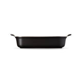 Le Creuset Stoneware Heritage 26cm Rectangular Dish - Matte Black