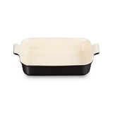 Le Creuset Stoneware Heritage 26cm Rectangular Dish - Matte Black