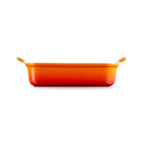 Le Creuset Heritage Stoneware 26cm Rectangular Deep Dish - Volcanic - Potters Cookshop