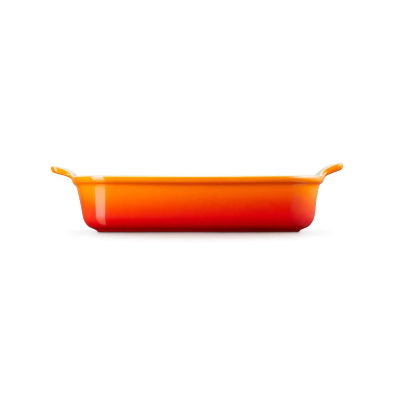 Le Creuset Stoneware Heritage 32cm Rectangular Deep Dish - Volcanic - Potters Cookshop