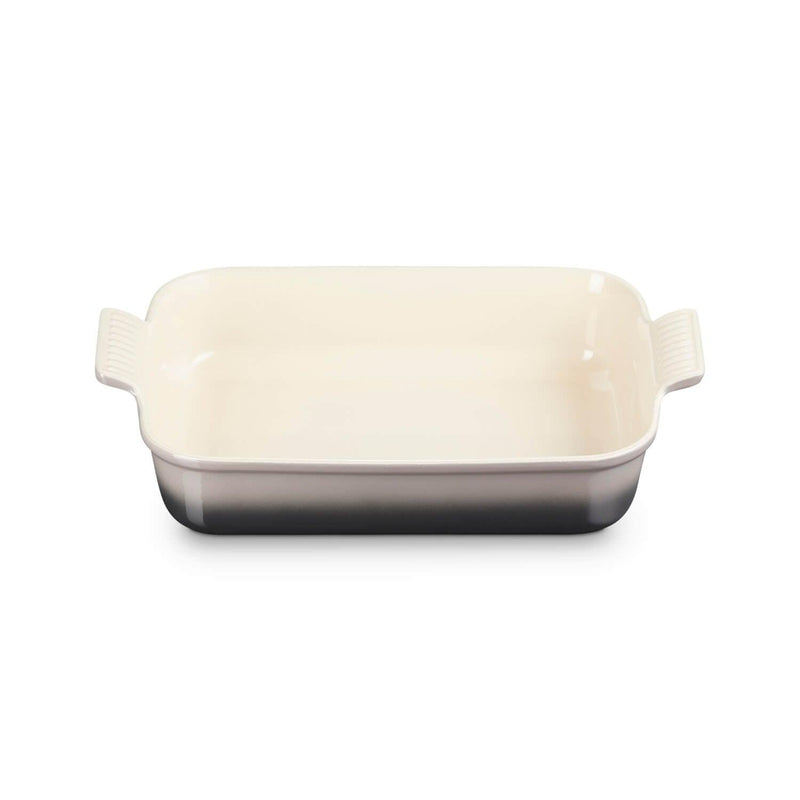 Le Creuset Stoneware Heritage 32cm Rectangular Deep Dish - Flint - Potters Cookshop