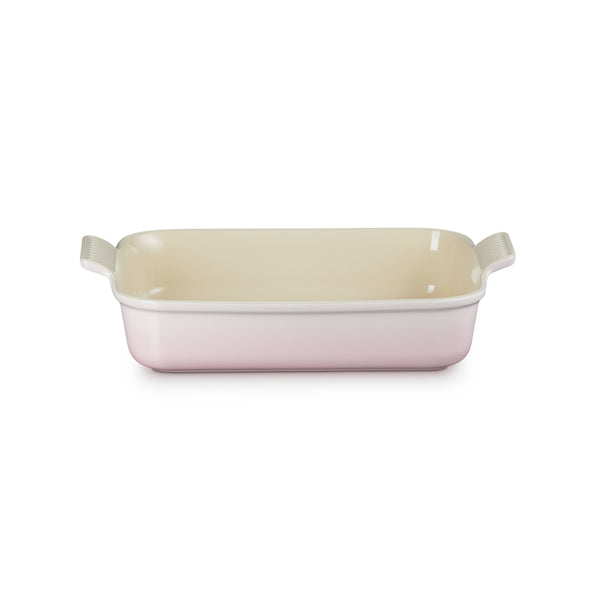 Le Creuset Stoneware Heritage 32cm Deep Rectangular Dish - Shell Pink
