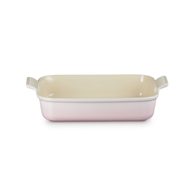 Le Creuset Heritage Stoneware 32cm Deep Rectangular Dish - Shell Pink