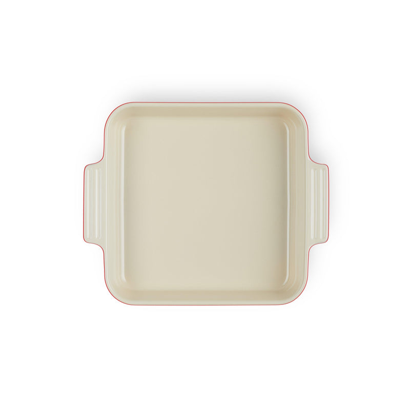 Le Creuset Stoneware Classic 23cm Square Dish - Cerise - Potters Cookshop
