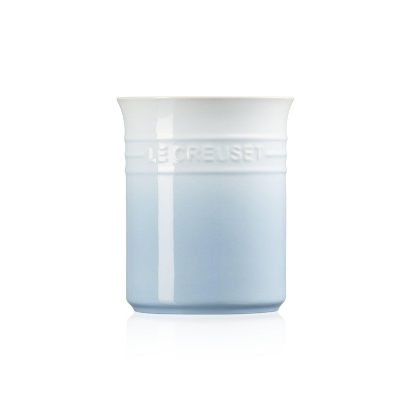 Le Creuset Stoneware Small Utensil Jar - Coastal Blue - Potters Cookshop