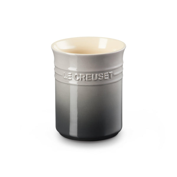 Le Creuset Stoneware Small Utensil Jar - Flint - Potters Cookshop