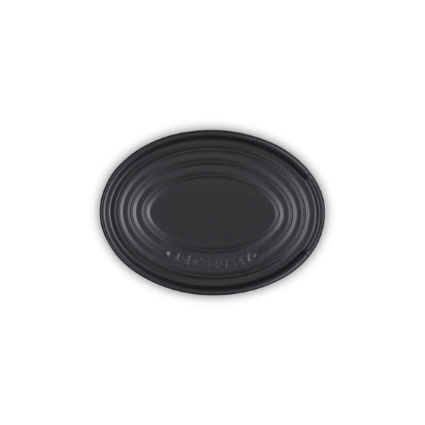 Le Creuset Stoneware Oval Spoon Rest - Satin Black