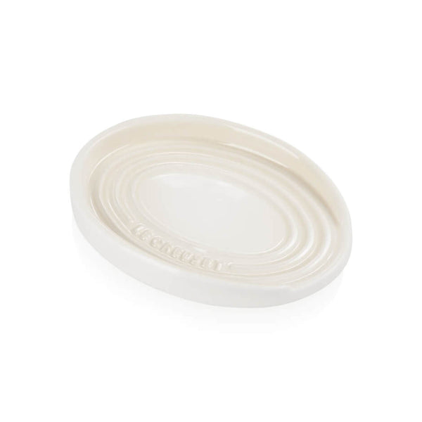 Le Creuset Stoneware Oval Spoon Rest - Meringue