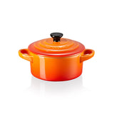 Le Creuset Stoneware Petite Round Casserole - Volcanic - Potters Cookshop