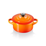 Le Creuset Stoneware Petite Round Casserole - Volcanic - Potters Cookshop