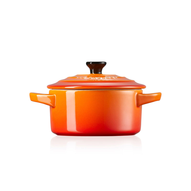 Le Creuset Stoneware Petite Round Casserole - Volcanic - Potters Cookshop