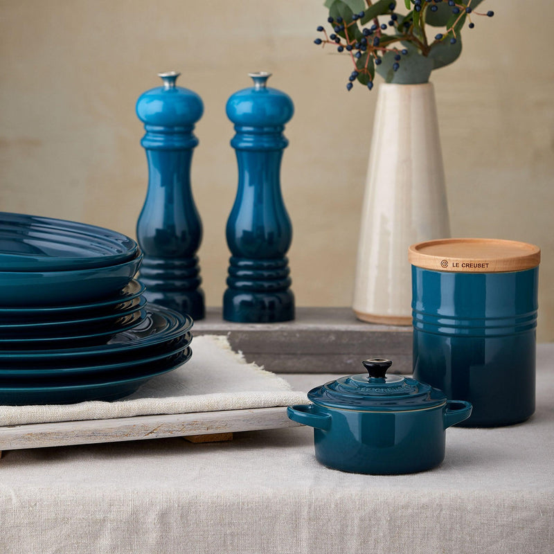 Le Creuset Stoneware Petite Round Casserole, Teal