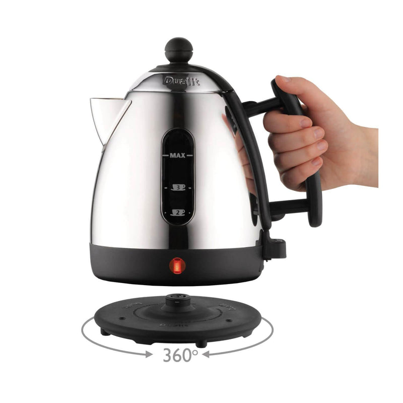 Buy Dualit 72200 1 Litre Jug Kettle Stainless Steel Black Potters Cookshop