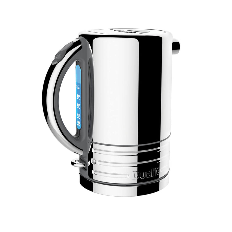 Dualit Architect 1.5 Litre Jug Kettle & 4 Slot Toaster Set - Grey & Stainless Steel