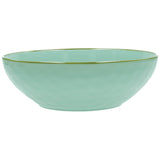 Rose & Tulipani Concerto Verde Acqua Tiffany Green Salad Bowl - 26cm