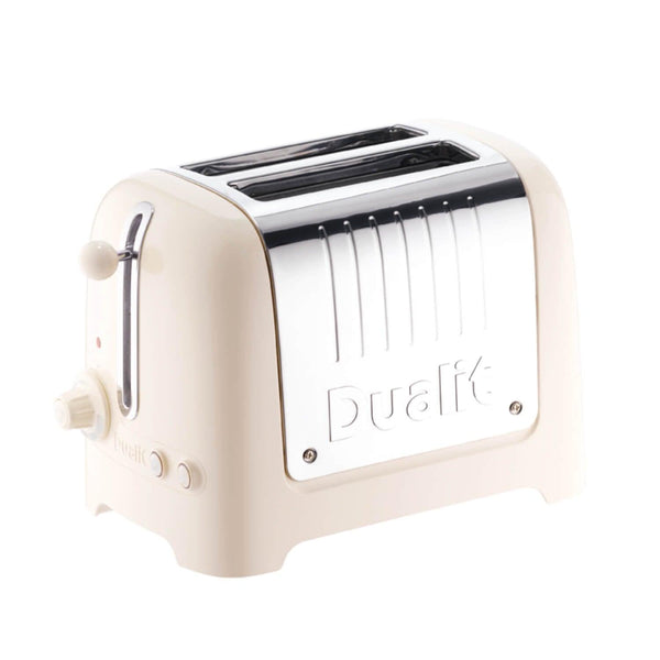 Dualit Lite 26213 2 Slice Toaster - Cream & Chrome - Potters Cookshop