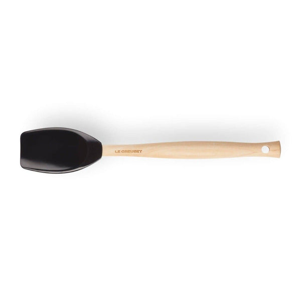 Le Creuset Craft Silicone Spatula Spoon - Black - Potters Cookshop