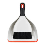 OXO Good Grips Dustpan & Brush Set - White - Potters Cookshop