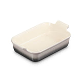 Le Creuset Heritage Stoneware 26cm Rectangular Deep Dish - Flint - Potters Cookshop