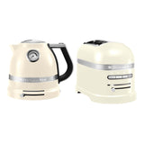 KitchenAid Artisan Kettle & 2 Slice Toaster Set - Almond Cream - Potters Cookshop