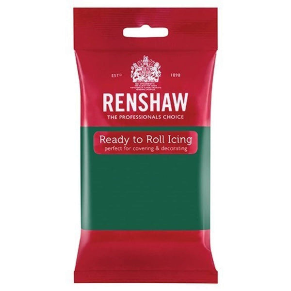 Renshaw 250g Ready to Roll Fondant Icing - Emerald Green - Potters Cookshop